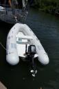 Solar Planet 51 Beneteau Idylle 15,5: Caribe inflatable dinghy with 9,9 Mercury outboarder